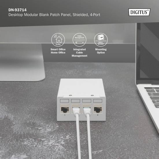 Obudowa punktu konsolidacyjnego na 4 moduły keystone Digitus DN-93714